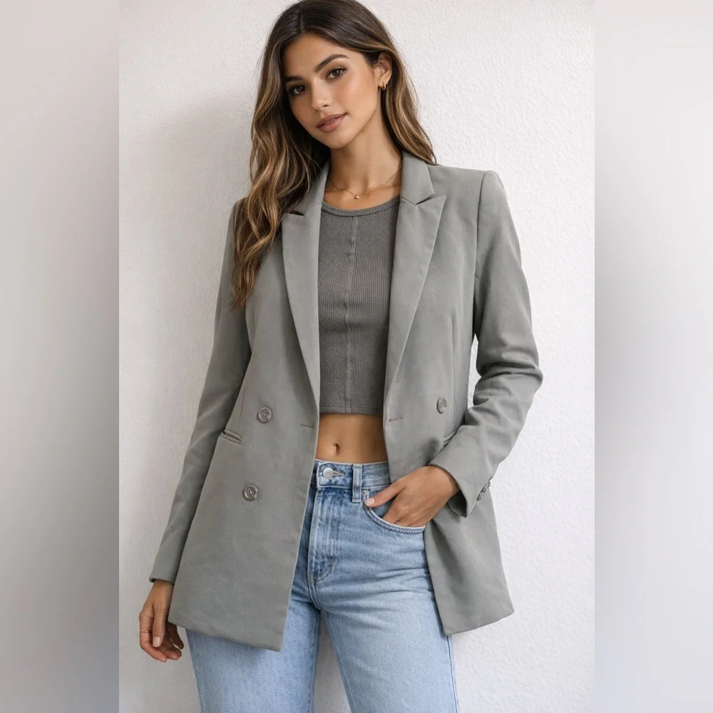 Rachel Zoe Women's Blazer in Olive Green - Picture 1 of 5